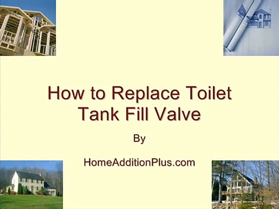 How to Replace Toilet Tank Fill Valve Video