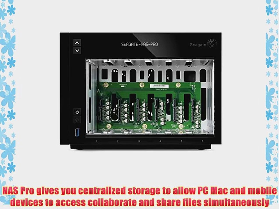 Seagate NAS Pro 6-Bay 30TB Network Attached Storage Drive (STDF30000100)