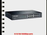 TP-LINK TL-SG1016D  10/100/1000Mbps 16-Port Gigabit 13-inch Rackmountable Switch 32Gbps Capacity
