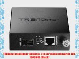 TRENDnet Intelligent 1000Base-T to SFP Media Converter TFC-1000MGB (Black)