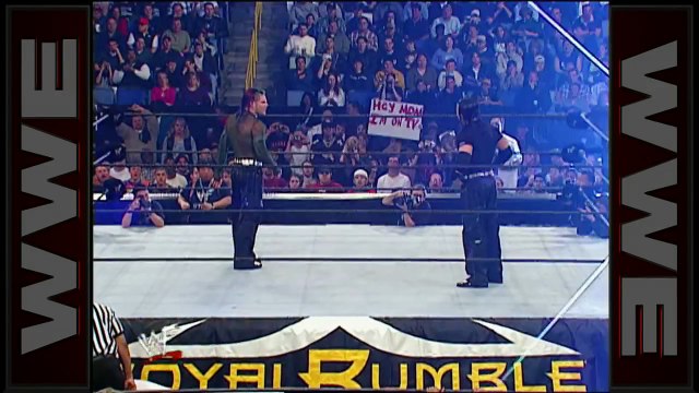 Matt and Jeff Hardy square off in the Royal Rumble: Royal Rumble 2001