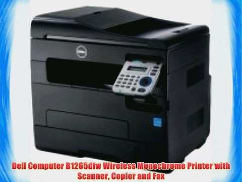 Dell Computer B1265dfw Wireless Monochrome Printer with Scanner Copier and Fax