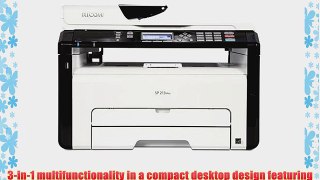 Ricoh SP 213SNw 3-In-1 Monochrome Multifunction Wireless Laser Printer 23ppm Black/White 600x600/1200x600
