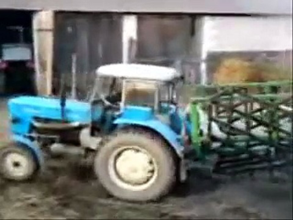 Ursus C-360 - jazda z agregatem 3,6m