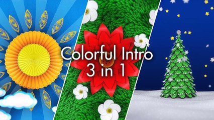After Effects Project Files - Colorful Intro 3 in 1 - VideoHive 10359169