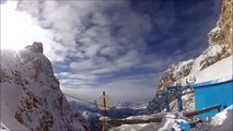 Freeride in Cristallo, Steep Skiing in Canale Vallençan (Canale del Prete) GoPro HD