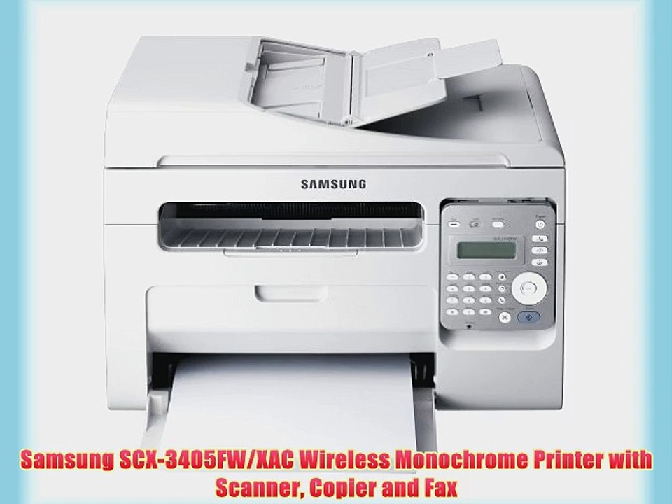 Samsung SCX-3405FW/XAC Wireless Monochrome Printer with Scanner Copier and Fax