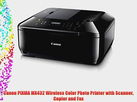 Canon PIXMA MX432 Wireless Color Photo Printer with Scanner Copier and Fax