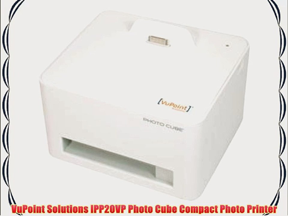 VuPoint Solutions IPP20VP Photo Cube Compact Photo Printer