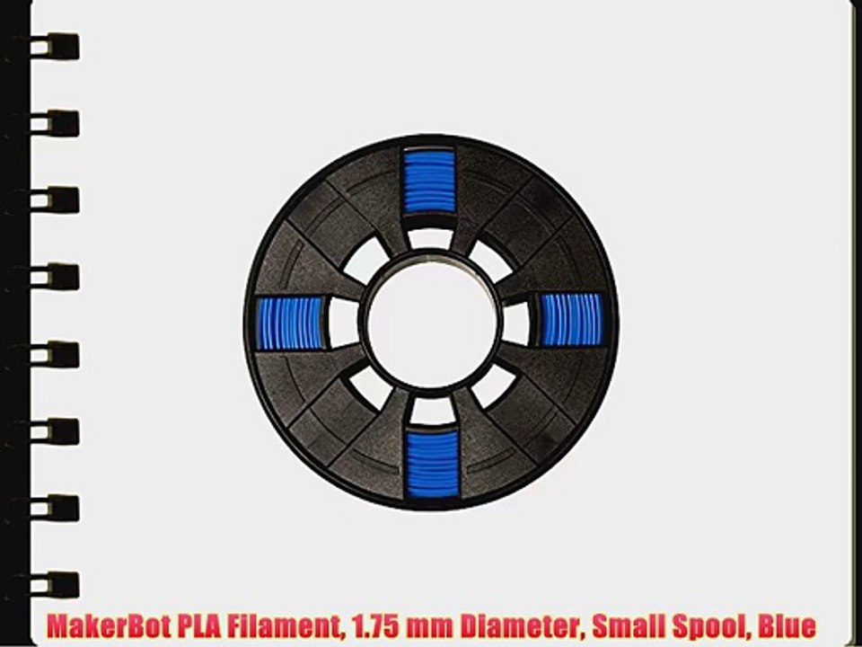 MakerBot PLA Filament 1.75 mm Diameter Small Spool Blue