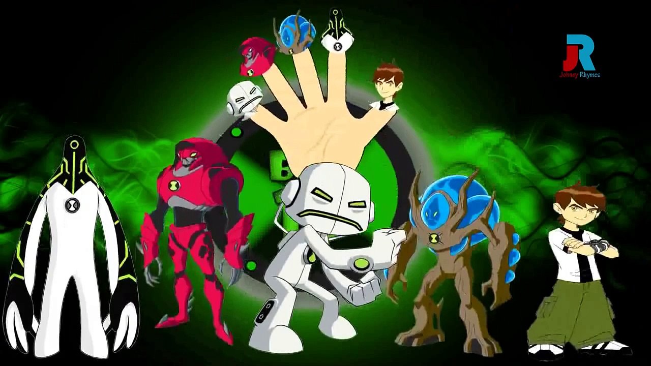 Ben10 Allies Force Cartoon Finger Family Nursery Rhyme For Children