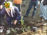 孫の手ブルーベリー園　苗木の植え付け作業の様子