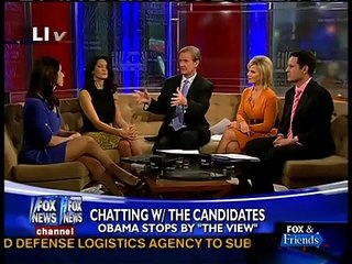 Andrea Tantaros - Fox and Friends - Short Blue Dress
