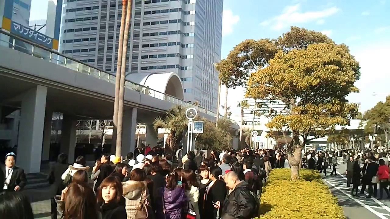 東日本大震災（海浜幕張）発生直後