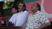 Ali Amin Khan Gandapur (KPK Minister Of Revenue & Estate) Exclusive Press Conference Islamabad 07 June 2015