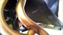 2013 Kawasaki Ninja 250R Arrow exhaust with no catalytic converter