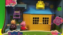Peppa Pig Schoolhouse PlaySet PlayDoh Books & Madame Gazelle by DisneyToysReview 2015