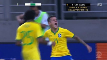 Coutinho Goal 1_0 _ Brazil vs Mexico 07.06.2015