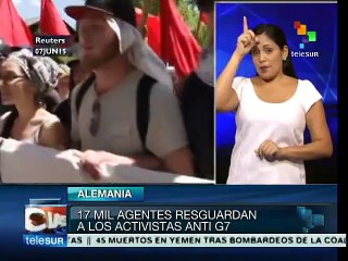 Gobierno alemán resguarda con 17 mil policías cumbre del G7