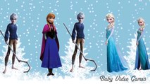 Frozen and Jack Frost Nursery Rhymes for Children Frozen Finger Family Cartoon Kids Songs