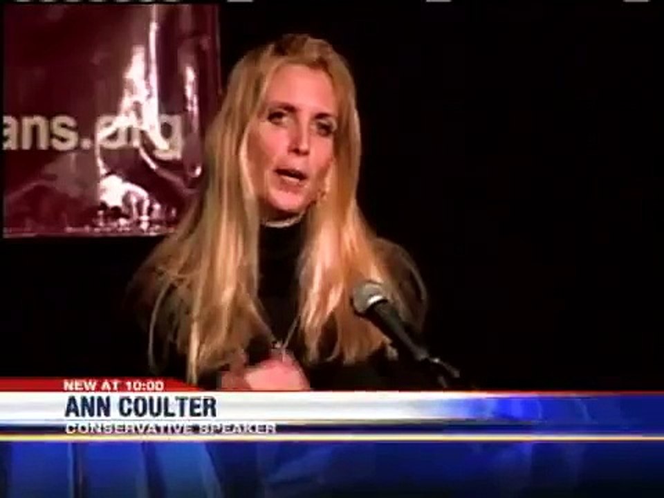 Ann Coulter Slams Political Correctness at UWM; Protested by "Zombies" - Video 4/20/10