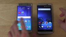 Samsung Galaxy S6 Edge vs. HTC One M9 - Which Is Faster  (4K)