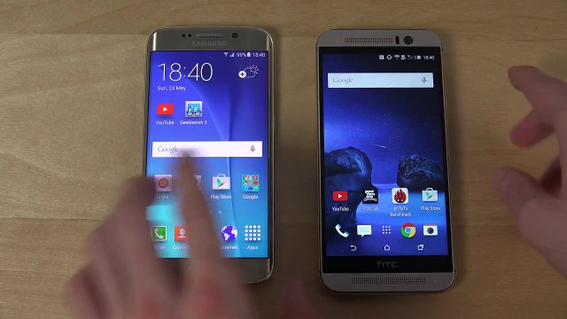 Samsung Galaxy S6 Edge vs. HTC One M9 - Which Is Faster (4K)