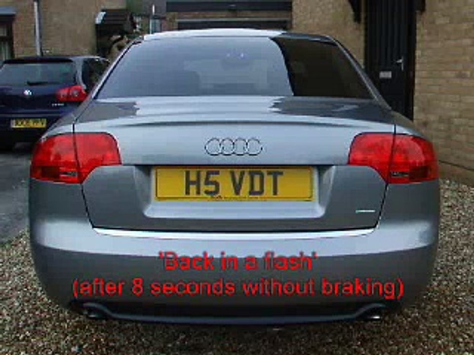 Audi A4 Flashing Brake Light video Dailymotion