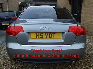 Audi A4 Flashing Brake Light
