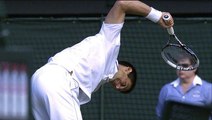 Novak Djokovic (fra)casse sa raquette en finale de Roland-Garros
