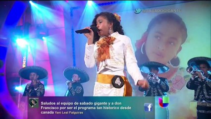 SABADO GIGANTE.. La Voz del Año!! ALONDRA SANTOS.!  (Univision)