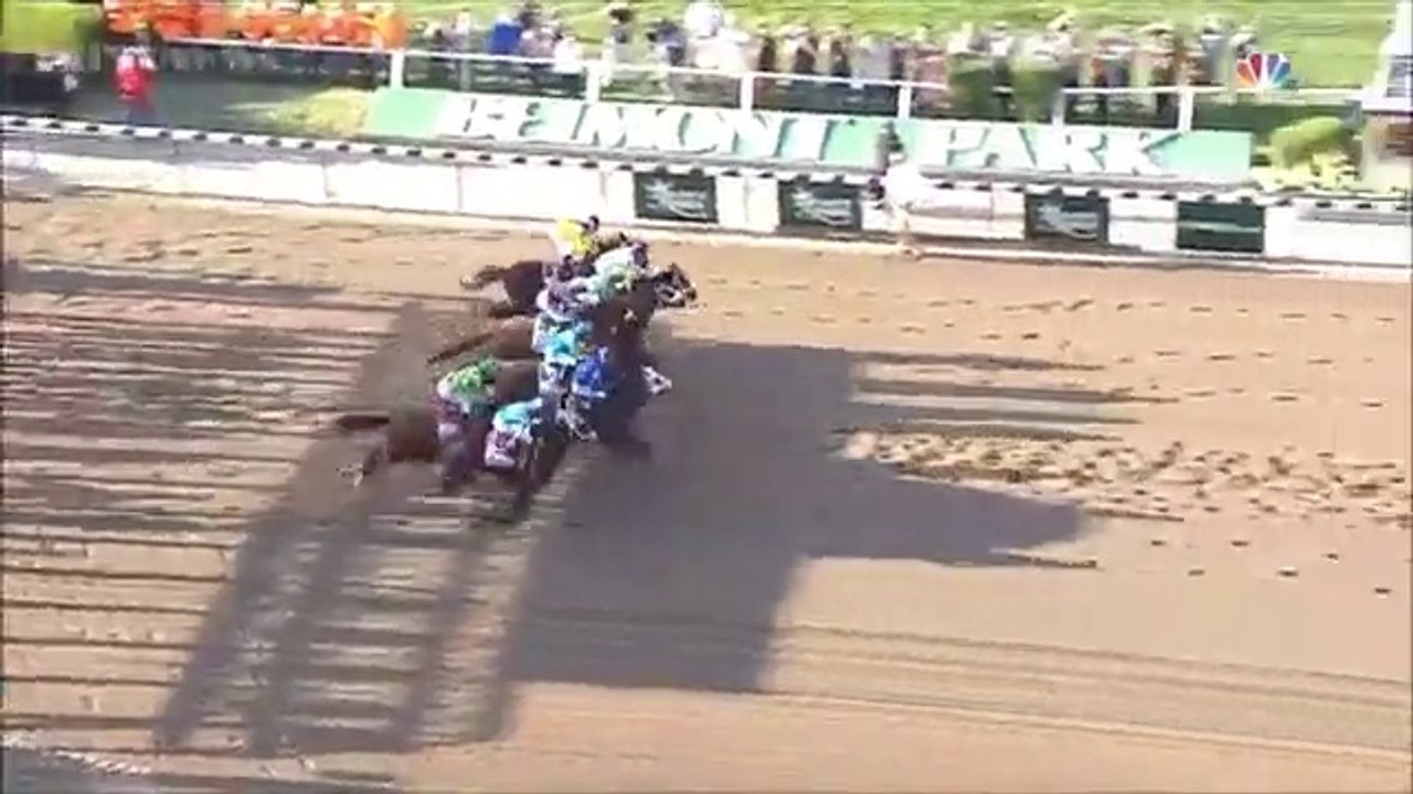 2015 Belmont Stakes - American Pharoah Wins The Triple Crown