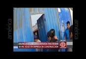 San Miguel: Delincuentes asaltaron con granada a una empresa constructora