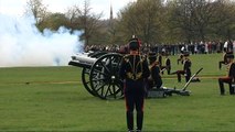 41-gun salute in Hyde Park to celebrate the Queen's 86th birthday