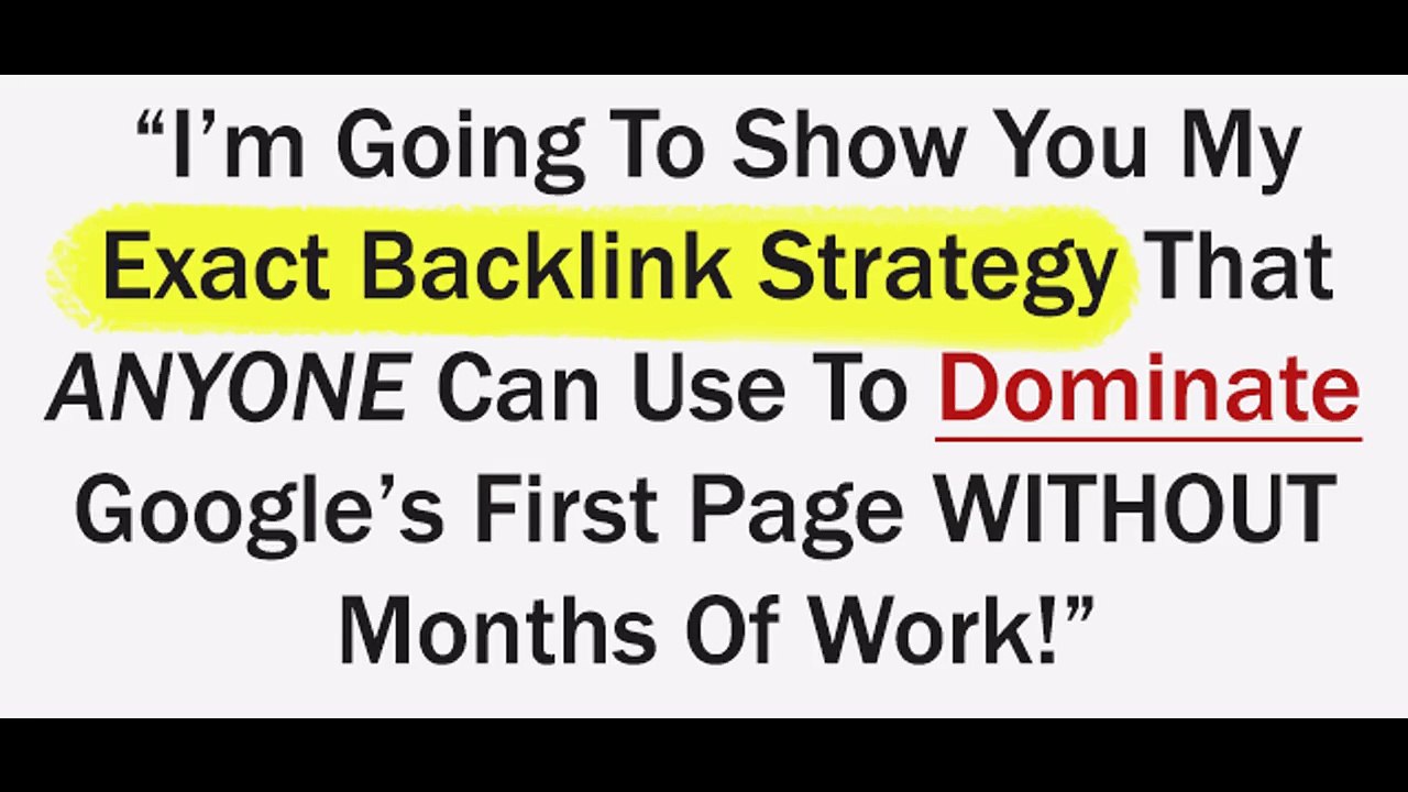 Authority Backlink Blueprint