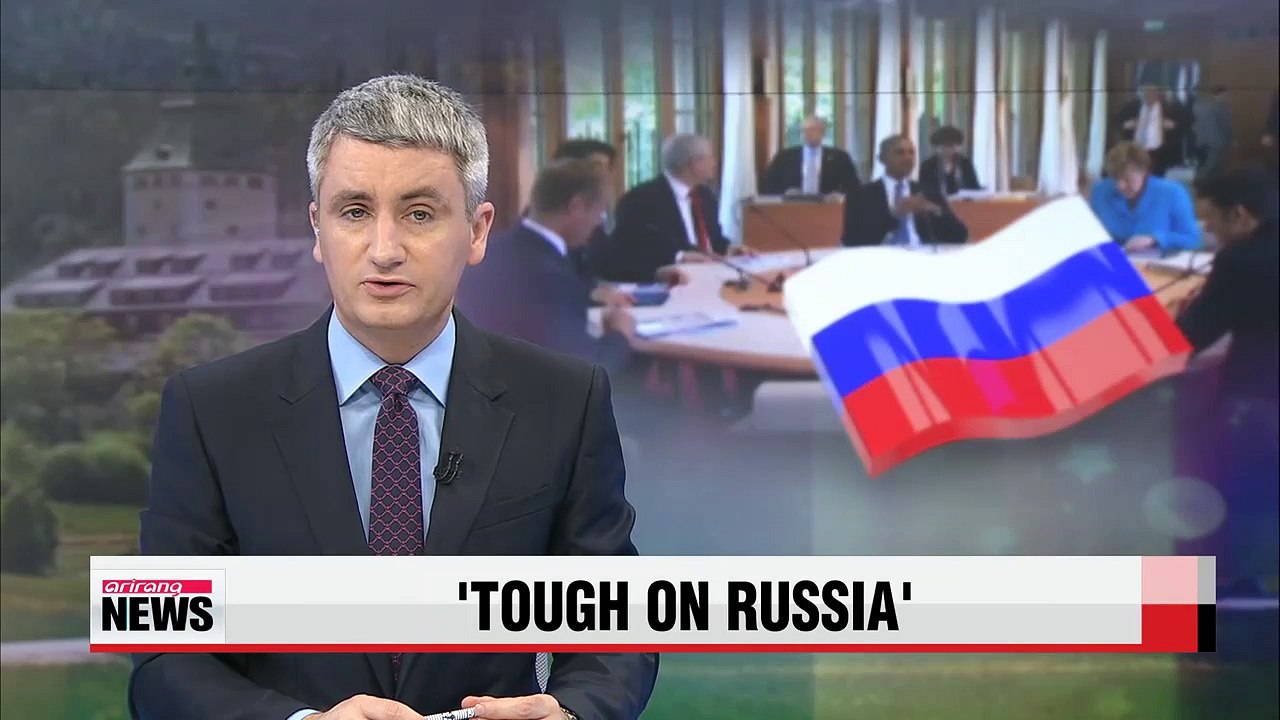 G7 leaders urge tough line on Russia ahead of summit