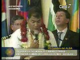 Presidente Correa en la Cumbre de los Movimientos Sociales - ALBA Bolivia