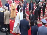 تدخلات الحارس الشخصي للملك محمد السادس لحظة استقبال ولي عهد أبو ظبي - aziz jaidi