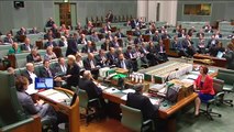 Natasha Griggs MP asks Prime Minister Julia Gillard a question during Question Time