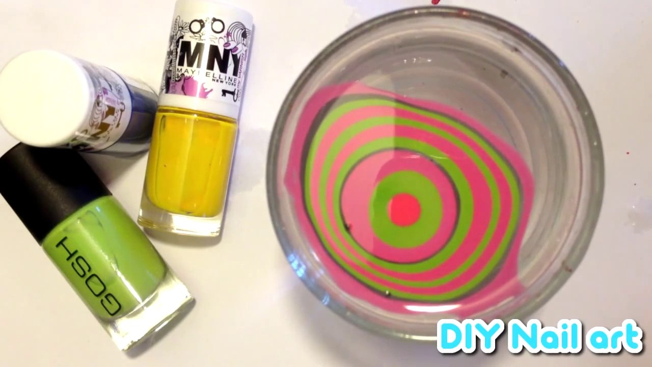 Water Marble Nail Art Tutorial - Water Nail designs tutorials