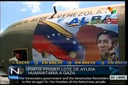 Venezuela sends first plane loaded with humanitarian aid to Palestine