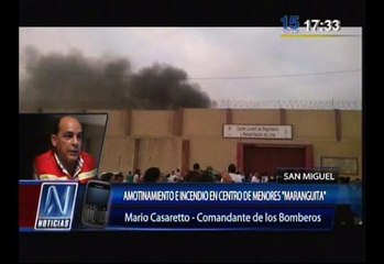 ‘Maranguita’: Menores se amotinaron en protesta por traslado de internos