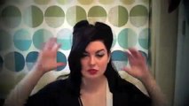 Pin-Up Rockabilly Hairstyle Wednesday Hair Look