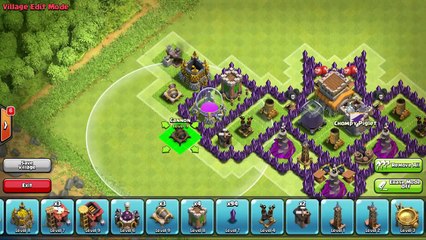Clash of Clans  Cool Town Hall 8 Hybrid Base Batman Speed Build