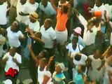 Raw Video: Haitians Mark One Month Since Quake