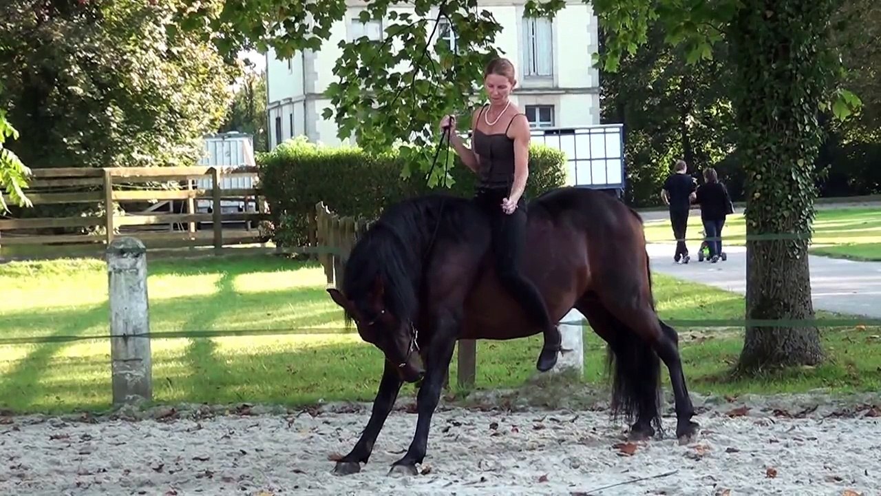 Viola & Boni are dancing with spanish music in Rosières aux Salines, France