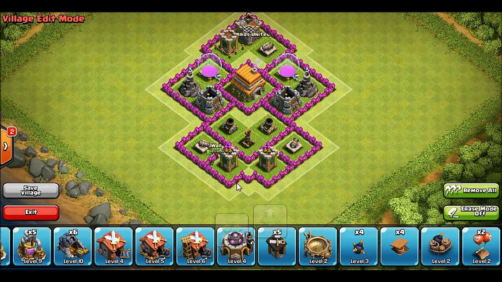 Clash Of Clans Th6 Hybrid Base The Wizard Trophyfarming Anti Giant Healer Video Dailymotion