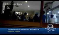 FIESTA EN CLÍNICA DEL IMSS PARALIZA SERVICIOS MÉDICOS