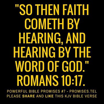 Powerful Bible Promises 7 – Romans 10:17 – Christian Video