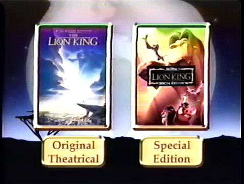 The Lion King - Special Edition (2003) Promo (VHS Capture)